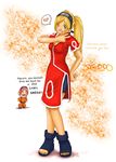  artist_request cosplay costume_switch crossdress crossdressing cute genderswap haruno_sakura highres naruko naruto ryjsrtjyrj smile translated uzumaki_naruto 