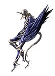  atlus beak bone bones demon horn persona shin_megami_tensei skeleton tail talons wings 