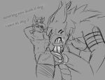  anthro balls canine cum cum_inside dragostewolf duo enzo_wolf erection fellatio greyscale line_art male male/male mammal monochrome open_mouth oral penetration penis sex simple_background tongue tongue_out white_background wolf 