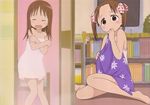  covering ichigo_mashimaro matsuoka_miu naked_towel screencap towel 