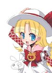  ashita_no_nadja blonde_hair hat long_hair long_sleeves nadja_applefield oekaki onija_tarou porkpie_hat solo 