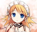  blonde_hair blue_eyes maid_headdress ryp sasamori_karin short_hair solo to_heart_2 upper_body 