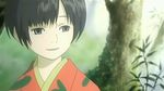  black_eyes black_hair japanese_clothes kimono mushishi renzu_(mushishi) screencap short_hair solo 