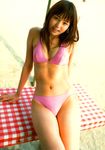  arika_yumemiya beach bikini kikuchi_mika midriff my-otome photo real_life seiyuu solo swimsuit 