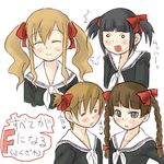  alternate_hairstyle artist_request braid hasekura_rei lowres maria-sama_ga_miteru multiple_girls nijou_noriko school_uniform shimazu_yoshino short_twintails toudou_shimako twin_braids twintails 