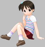  3d casual ekkusu_kyuuzu ichigo_mashimaro itou_chika raglan_sleeves skirt socks solo 