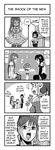  2girls 98-tan comic crossdressing greyscale hard_translated homeko homeo imuhata_shimuro long_sleeves monochrome multiple_girls os-tan translated xp_home-tan xpmc 