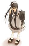  copyright_request japanese_clothes jirou_(chekoro) kneehighs long_sleeves maid socks solo 
