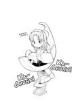  comic futaba_channel greyscale hard_translated hinemosu_notari maid mecha medoi monochrome nijiura_maids solo translated 