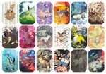  evolution gen_1_pokemon highres no_humans pokemon pokemon_(creature) 