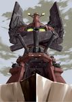  cannon crossed_arms dai-gurren highres mecha no_humans tengen_toppa_gurren_lagann windforcelan 