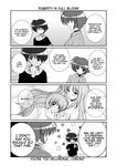  2girls amy_limiette chrono_harlaown comic doujinshi facial_mark forehead_mark greyscale hard_translated incest lindy_harlaown long_sleeves lyrical_nanoha mahou_shoujo_lyrical_nanoha mahou_shoujo_lyrical_nanoha_a's mikage_takashi monochrome mother_and_son multiple_girls translated 
