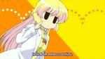  cosplay empty_eyes fansub ichijou long_sleeves momotsuki_gakuen_school_uniform pani_poni_dash! rebecca_miyamoto sailor_collar screencap solo subtitled yellow_sailor_collar 