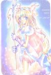  artist_request bad_anatomy blonde_hair character_name copyright_name gloves long_hair low-tied_long_hair riesz seiken_densetsu seiken_densetsu_3 solo star_lancer 