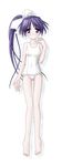  artist_request barefoot blue_hair blush dakimakura embarrassed feet flat_chest from_above full_body hair_ribbon itou_noemi legs long_hair lying on_back one-piece_swimsuit open_mouth ponytail ribbon school_swimsuit shadow side_ponytail solo swimsuit thigh_gap very_long_hair white_school_swimsuit white_swimsuit with_you 