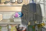  artist_request binchou-tan binchou-tan_(character) in_container in_refrigerator refrigerator tsukihime yumizuka_satsuki 