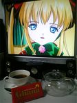  2d_dating blonde_hair lonely photo rozen_maiden shinku tea 