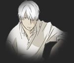  artist_request ginko hair_over_one_eye long_sleeves lowres male_focus mushishi solo 