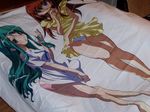  bed_sheet gotou_keiji kuroki_manatsu multiple_girls panties pantyshot photo tachibana_ichika underwear utakata 