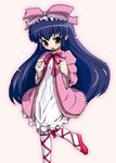  artist_request bow cosplay galaxy_angel hina_ichigo hina_ichigo_(cosplay) karasuma_chitose long_sleeves parody pink_bow rozen_maiden solo 