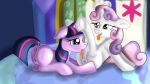  clitoris cunnilingus equine female female/female friendship_is_magic horn jbond mammal my_little_pony oral pussy sex sweetie_belle_(mlp) twilight_sparkle_(mlp) unicorn vaginal young 