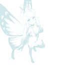  aerie_(bravely_default) artist_name boots bravely_default:_flying_fairy bravely_default_(series) breasts choker drawfag fairy fairy_wings horns long_hair monochrome nipples pointy_ears shishigajs small_breasts smile thigh_boots thighhighs wings 