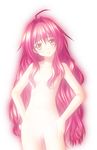  artist_request corticarte_apa_lagranges game_cg long_hair nude pink_hair red_hair shinkyoku_soukai_polyphonica solo transparent_background 
