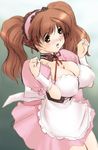  asahina_mikuru bangs corset kantori solo suzumiya_haruhi_no_yuuutsu twintails waitress 