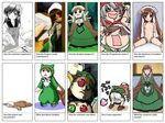  artist_request character_request crossover heterochromia jissouseki long_sleeves multiple_girls parody rozen_maiden suiseiseki 