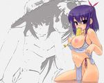 :d anklet banana bangs between_breasts bikini bikini_bottom bikini_pull breasts cameltoe dress dress_lift food fruit fujino_shion groin hair_ribbon hat hatsu_inu hug hug_from_behind inu jewelry large_breasts licking lifted_by_self loincloth long_hair multiple_girls navel nipples official_art open_mouth partially_colored purple_eyes purple_hair reclining ribbon sexually_suggestive short_hair side-tie_bikini smile standing straw_hat swimsuit tankini thighhighs tongue topless very_long_hair wading wallpaper water wet wet_clothes yuri 