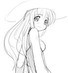  bikini copyright_request greyscale hat monochrome sikorsky sketch solo swimsuit 