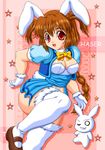  animal_ears bunny_ears gloves manaki_shigehiro solo talechaser thighhighs white_gloves 