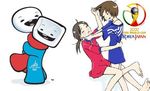  1girl 2002_fifa_world_cup asphyxiation barefoot catfight hair_pull japan kashmir korea lowres politics soccer strangling world_cup 