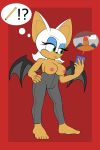  absurd_res anthro breasts clothed clothing dick-pic e-mail female hi_res kamikiller mammal penis phone rouge_the_bat solo sonic_(series) topless 