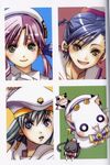  aika_granzchesta alice_carroll amano_kozue animal aria aria_pokoteng black_cat blue_hair bow bowtie cat clothed_animal earrings exif_thumbnail_surprise green_eyes green_hair hair_tubes hat hime_granzchesta jewelry lavender_eyes looking_at_viewer mizunashi_akari multiple_girls pink_hair president_maa scan sidelocks uniform yellow_eyes 