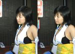  cosplay final_fantasy final_fantasy_x photo stereogram yuna_(ff10) 