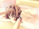  asakura_yume ass bath blush brown_hair da_capo da_capo_ii double_bun game_cg long_hair nude solo tanihara_natsuki water wet 