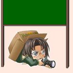  artist_request box cardboard_box long_sleeves lowres maria-sama_ga_miteru snake_box_sneak solo takeshima_tsutako 
