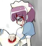  apron artist_request bad_end bleeding blood blood_on_face bloody_clothes futaba_channel maid nijiura_maids solo tears yakui 