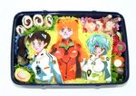  2girls ayanami_rei food food_art gainaxtop ikari_shinji kyaraben multiple_girls neon_genesis_evangelion obentou photo plugsuit souryuu_asuka_langley 