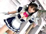  3d choker flear incise_soul m-rs maid solo twintails 