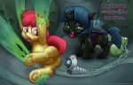  anus apple_bloom_(mlp) arthropod friendship_is_magic grotesque insect larva my_little_pony nipples pussy smudge_proof twilight_sparkle_(mlp) young 