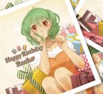  :o bad_id bad_pixiv_id fingernails gift happy_birthday heart heart-shaped_pupils kurage macross macross_frontier photo_(object) ranka_lee solo symbol-shaped_pupils 