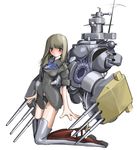  black_panties boots gneisenau jacket kriegsmarine mecha_musume military nano no_pants original panties ship solo thigh_boots thighhighs underwear watercraft world_war_ii 