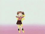  animated animated_gif azumanga_daiou kagura_(azumanga_daiou) kasuga_ayumu long_sleeves lowres mihama_chiyo mizuhara_koyomi multiple_girls sakaki takino_tomo 