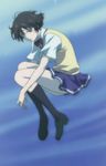  highres kaminagi_ryouko school_uniform screencap short_sleeves solo zegapain 