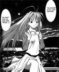  akamatsu_ken greyscale hard_translated love_hina monochrome narusegawa_naru scan solo translated 