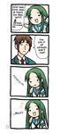  1girl 4koma :3 churuya comic eretto hard_translated kita_high_school_uniform kyon long_sleeves nyoro~n school_uniform suzumiya_haruhi_no_yuuutsu translated 