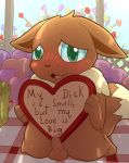  &lt;3 2019 balls blush eevee holidays humor infinitydoom joke male nintendo penis pok&eacute;mon pok&eacute;mon_(species) small_penis solo text uncut valentine&#039;s_day video_games 