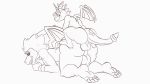  2d_animation anal animated anthro balls butt dragon duo erection eyewear feet fluffydonuts goggle goggles hair invalid_tag lindar lindar_(spyro) loop male male/male no_sound nude penetration penis scalie sex simple_background size_difference spyro spyro_reignited_trilogy spyro_the_dragon video_games wings 